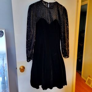 Algo vintage crushed velvet dress